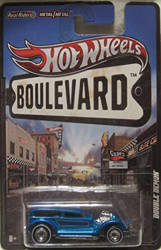 Hot Wheels Boulevard Show Rods Double Demon Real Riders Rubber Wheels Collectible Die Cast Car!
