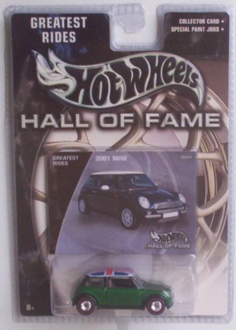 Hot Wheels Hall of Fame Greatest Rides 2001 Mini Cooper 1:64 Scale Collectible Die Cast Car Hot Wheels Hall of Fame Greatest Rides 2001 Mini Cooper 1:64 Scale Collectible Die Cast Car
