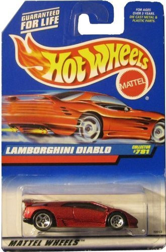 Hot Wheels Lamborghini Diablo #781 1:64 Scale Collectible Die Cast Car (1998)