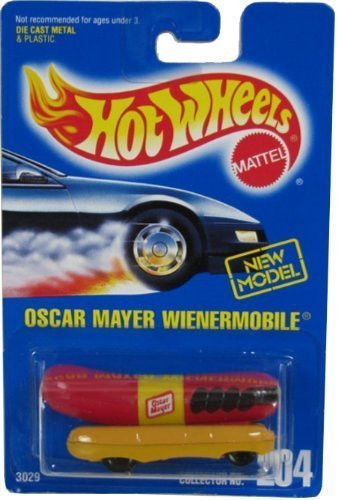 Hot Wheels oscar mayer Wienermobile All Blue Card #204