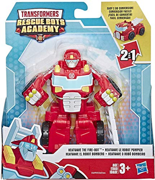 Transformers Rescue Bots Academy Heatwave Firetruck 4.5" Toy Converting Action Figure