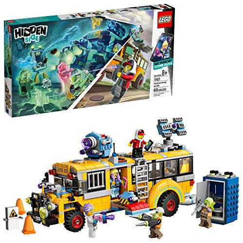 LEGO Hidden Side Paranormal Intercept Bus 3000 70423 Augmented Reality (AR) Building Kit with Toy Bus, Toy App allows for endless Creative Play with Ghost Toys and Vehicle (689 Pieces)