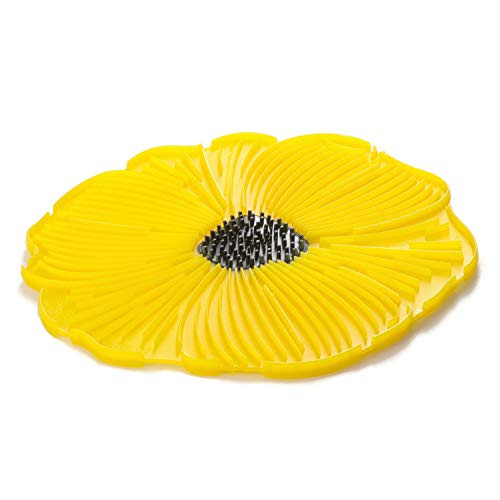 Charles Viancin Silicone Poppy Pop Trivet, Yellow, 8-Inch
