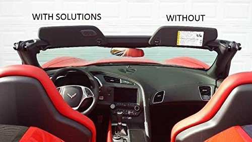 The Original SunVisor Solutions for 2014-2017 Corvette C7 Cover Overlays - OEM Fabric (Pair)