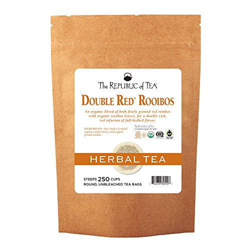 The Republic of Tea Organic Double Red Rooibos Tea, 250 Tea Bag Bulk The Republic of Tea Organic Double Red Rooibos Tea, 250 Tea Bag Bulk