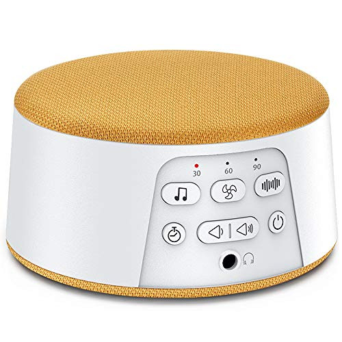 White Noise Machine, Unegroup Sound Machine for Sleeping & Relaxation, 29 HiFi Soothing Nature Sound, Timer Memory Funtion, Volume Control, Sleep Sound Therapy for Home, Office, Travel, Baby, Adults