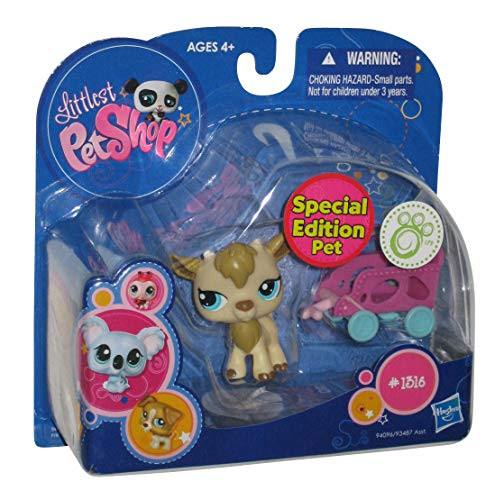 Littlest Pet Shop 2010 Assortment 'A' Series 2 Collectible Figure Goat Special Edition Pet!