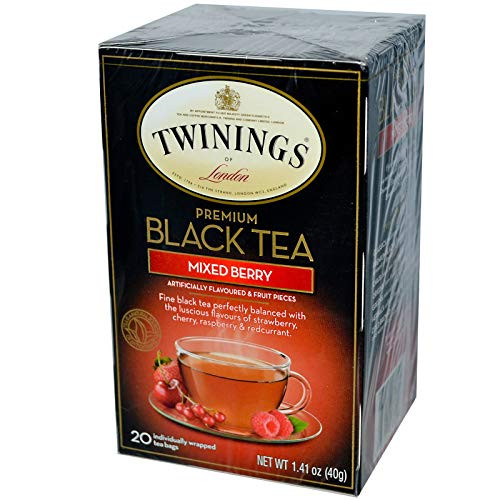 Twinings Premium Mixed Berry Black Tea, 20 Count Twinings Premium Mixed Berry Black Tea, 20 Count