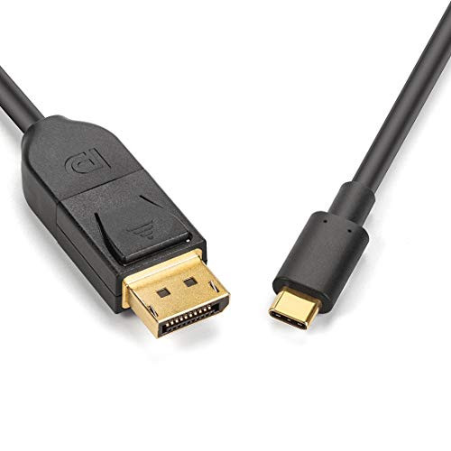 Infinnet USB C to DisplayPort 8K 60Hz Cable, 4K 144Hz 120Hz 2K 240Hz, DP Alt Mode Over USB Type C, Thunderbolt 3 TBT3/USBC to DisplayPort 1.4 HBR3 Adapter,VESA Certified-1.5 Meters (4.92 feet)