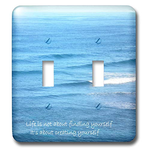 3dRose lsp_23668_2 Inspirational Ocean Double Toggle Switch