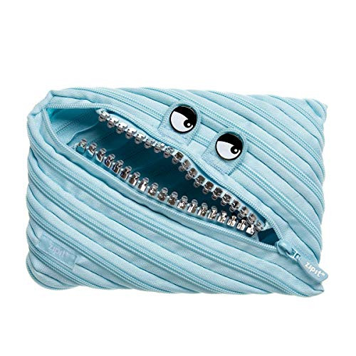 ZIPIT Grillz Big Pencil Case, Light Blue