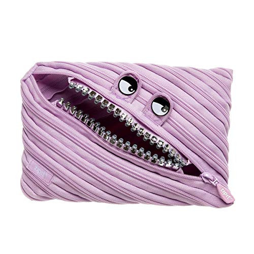 ZIPIT Grillz Big Pencil Case, Lilac, Jumbo Pencil Case (ZTMJ-GR5)