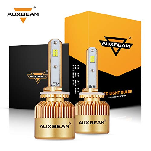Auxbeam 881 Led Headlight Bulbs F-S3 Series LED Headlights with 2 Pcs of Conversion Kits 72W 8000LM CSP Chips Bulb