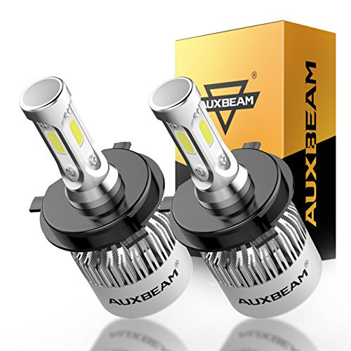 Auxbeam LED Headlight Bulbs F-S2 Series LED Headlights with 2 Pcs of H4 LED Conversion Kits72W 8000lm Hi-Lo Beam Auxbeam LED Headlight Bulbs F-S2 Series LED Headlights with 2 Pcs of H4 LED Conversion Kits72W 8000lm Hi-Lo Beam