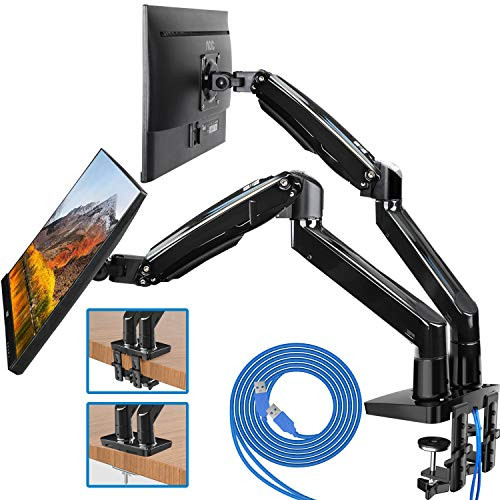 HUANUO Dual Monitor Mount Stand Long 