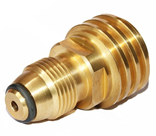 DOZYANT Propane Tank Adapter Converts POL LP Tank Service Valve to QCC1 / Type1 Hose or Regualtor - Old to New