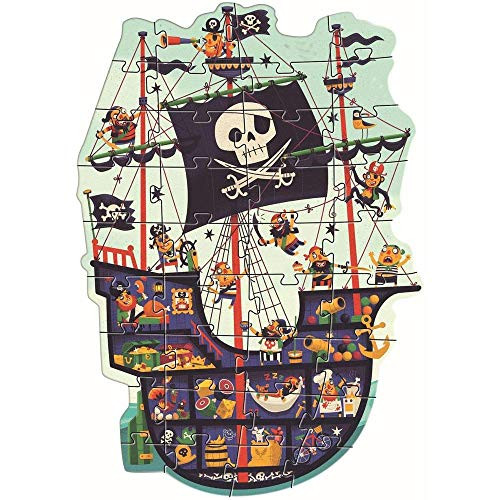 DJECO The Pirate Ship Giant Floor Jigsaw Puzzle