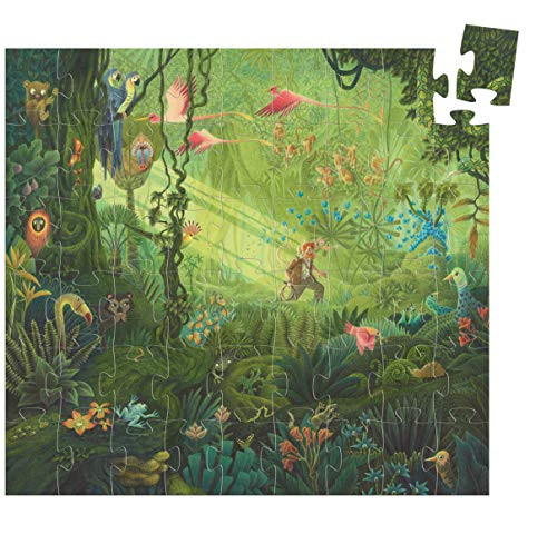 DJECO in The Jungle Silhouette Jigsaw Puzzle