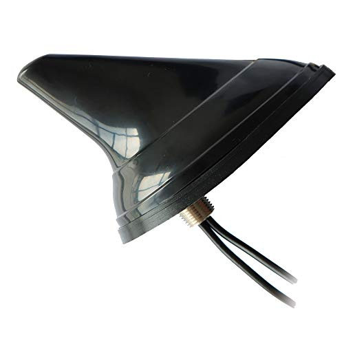 MASWELL 2 Combo GPS and 4G/3G Combination Antenna Fin Shape Screw Mount Dual Antenna Combo Antenna
