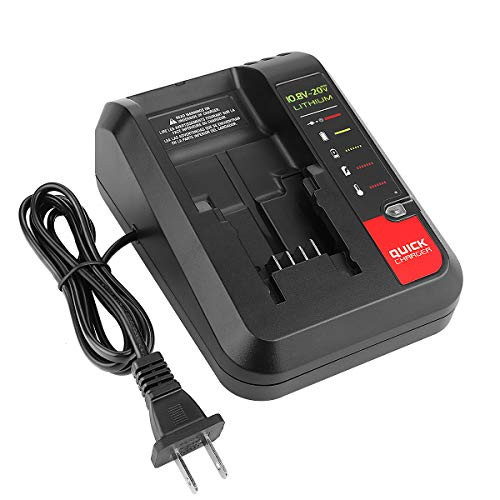 Powilling PCC692L 20V Max Lithium-ion Battery Charger for Porter Cable PCC685L PCC685LP PCC680L PCC682L PCCK602L2 PCC600 PCC640 etc