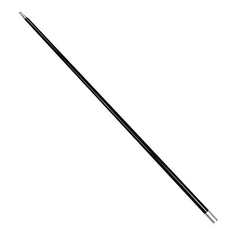 Doowops 43"-1/2 Metal Appearing Cane Magic Wand for Professional Magician Stage Close-up Magic Trick Magic Accessories (Black)