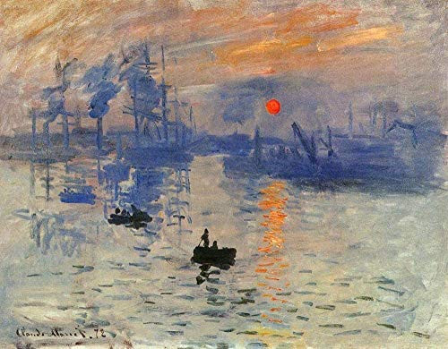 Jigsaw Puzzles, 1000 Piece for Adults & Young - 30"x 20" - Impression Sunrise, Claude Monet Art Reproduction