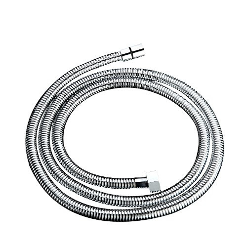 Shower Hose Stainless Steel 59-Inch Extra Long Bathroom Toilet Handheld Showerhead Sprayer Extension Replacement Shower Head Hose,Polished Chrome