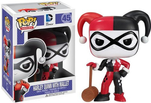 Funko Pop DC Comics Harley Quinn With Mallet 45 Vinyl Figure,Multi-colored