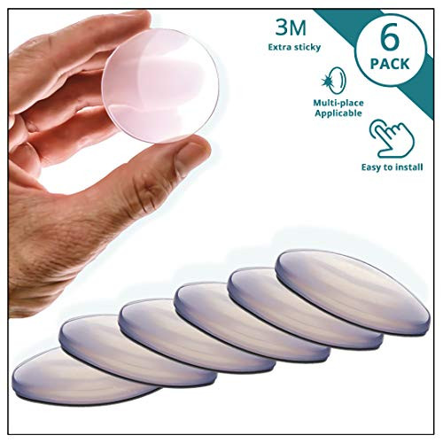 Strongest Wall Door Handle Stopper Set. 6 Pieces of Clear Rubber Door Knob, Round Wall Shield Cushion. Quiet Wall Protector for Door Handle. Guard Door Bumper Wall Protector Silencer. Self Adhesive Strongest Wall Door Handle Stopper Set. 6 Pieces of Clear Rubber Door Knob, Round Wall Shield Cushion. Quiet Wall Protector for Door Handle. Guard Door Bumper Wall Protector Silencer. Self Adhesive