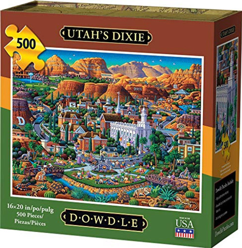Dowdle Jigsaw Puzzle - Utah's Dixie - 500 Piece Dowdle Jigsaw Puzzle - Utah's Dixie - 500 Piece
