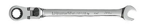 GEARWRENCH 7/16" 12 Point XL Locking Flex Head Ratcheting Combination Wrench - 85714D