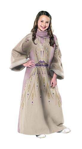 Disney Frozen 2, "First Act Anna" Youth Soft Throw Blanket with Sleeves, 48" x 48", Multi Color, 1 Count