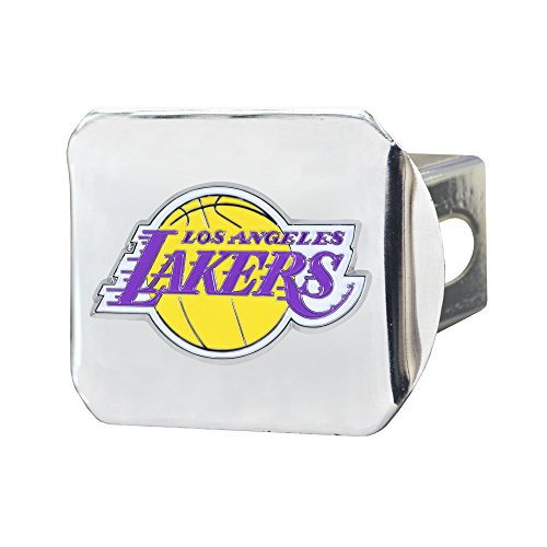 FANMATS NBA Los Angeles Lakers NBA - Los Angeles Lakerscolor Hitch - Chrome, Team Color, One Size