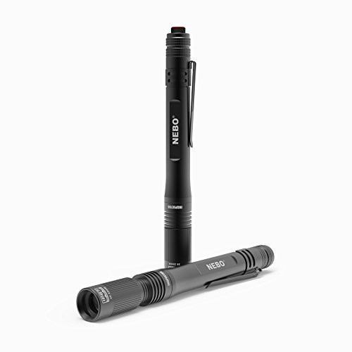 6713 NEBO INSPECTOR 180 lumen waterproof pocket stylus pen light with clip for compact EDC