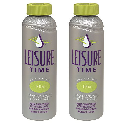 LEISURE TIME 45450-02 Jet Clean for Spas and Hot Tubs, 1-Pint, 2-Pack