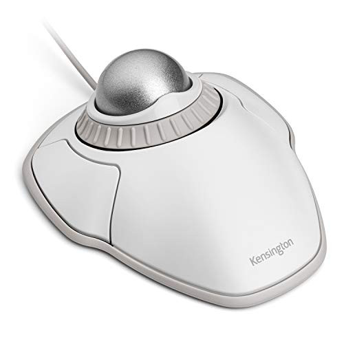 Kensington Orbit Trackball Mouse with Scroll Ring (White) (K72500WW)