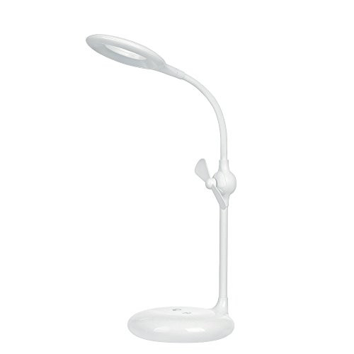 LED Desk Lamp Eye-Caring Table Lamps, Dimmable Office Lamp with USB Charging Port