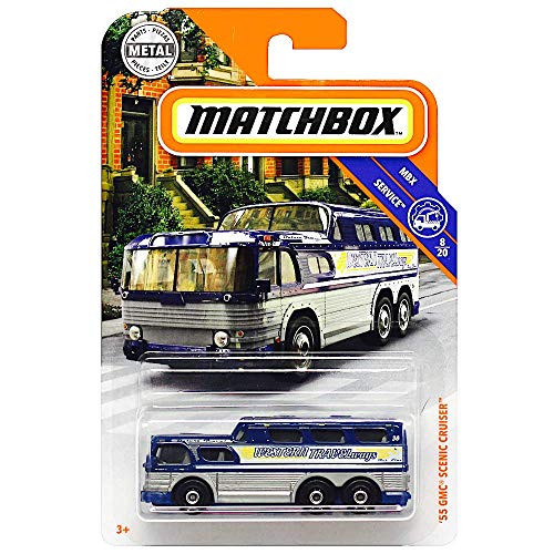 Matchbox MBX Service '55 GMC Scenic Cruiser Diecast Car 1:64 Scale