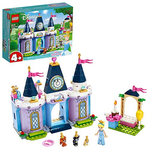 LEGO Disney Cinderellas Castle Celebration 43178 Creative Building Kit, New 2020 (168 Pieces)
