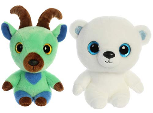 Aurora YooHoo & Friends Plush Bundle - 8" Kixx & 8" Martee