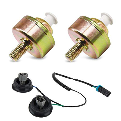 Fit GM Knock Sensor 12601822 with Harness Kit 12589867, Fits Chevy Silverado, Tahoe, Express, Suburban | GMC Savana, Sierra - Set of 2 Fit GM Knock Sensor 12601822 with Harness Kit 12589867, Fits Chevy Silverado, Tahoe, Express, Suburban | GMC Savana, Sierra - Set of 2
