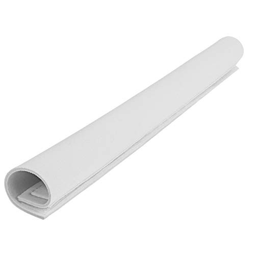 Kootek 59 Inch Cable Management Sleeve Neoprene Cord Cover Cuttable Wire Hider Flexible Cord Organizers Wrap for Desk TV Computer Home Theater (White)