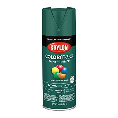 Krylon K05563007 COLORmaxx Spray Paint, Aerosol, Hunter Green