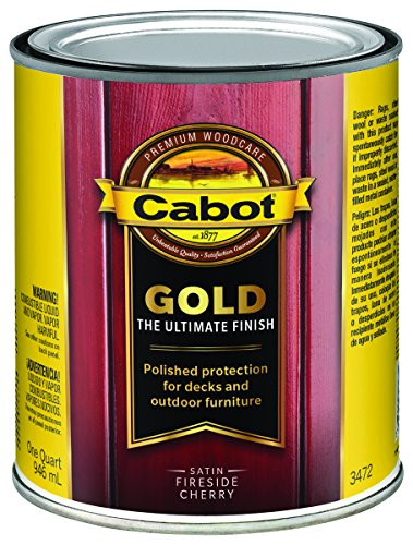 Cabot/Valspar 3472-05 1 Quart Fireside Cherry Wood Finish Stains