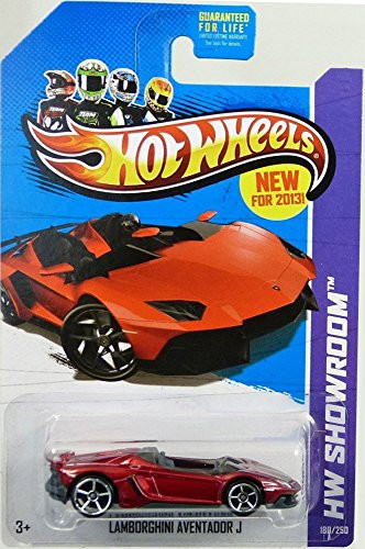 2013 Hot Wheels Hw Showroom 180/250 - Lamborghini Aventador J - Red