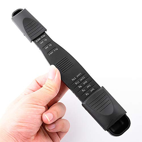 Latauar Adjustable Measuring Spoon, Creative Double End Adjustable Scale, Measuring Dry/Liquid Ingredients, Kitchen Metric Spoon for Baking,Cooking,Coffee,Sugar,Salt,Milk.