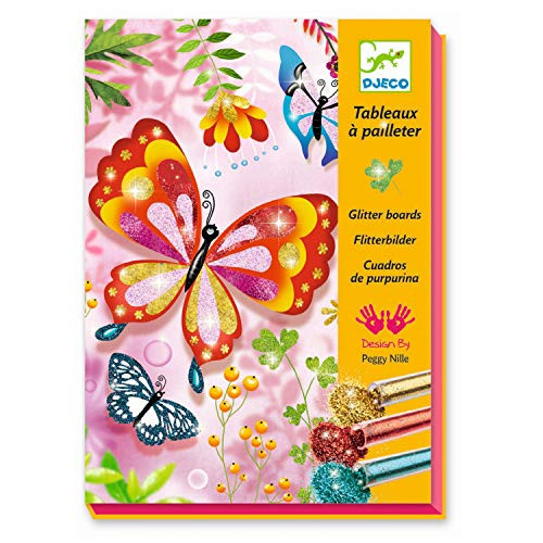 DJECO Butterflies Glitter Board Craft Kit