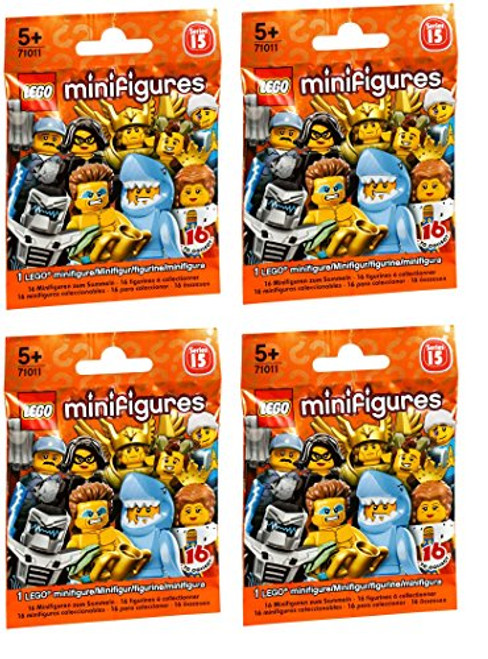 LEGO Series 15 Minifigures Random Pack of 4 (71011) LEGO Series 15 Minifigures Random Pack of 4 (71011)