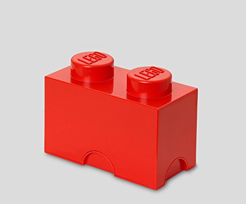 LEGO Bright Red Storage Brick 2 Children's Toy Box