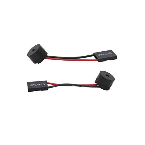 Leen4You Motherboard Speaker Computer Desktop PC Motherboard Speaker Connector Plug PC Mainboard Internal BIOS Beep Code Internal Speaker Buzzer (Pack of 10)
